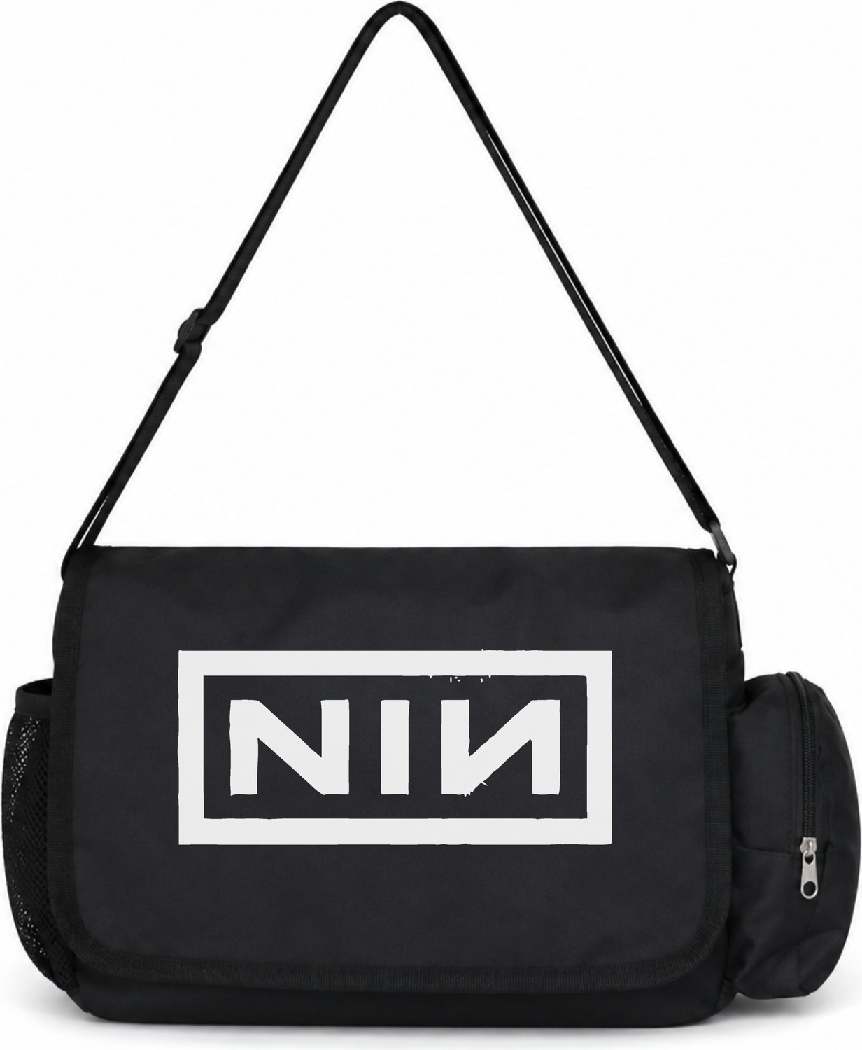 Sevbano Nin Rock Metal Müzik Grubu Baskılı Unisex Okul,spor,ofis Çok Amaçlı Postacı Çantası