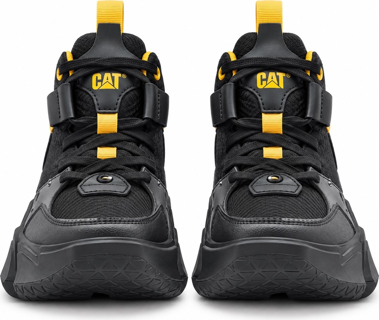 Caterpillar Imposter Hı Mesh Kadın Garson Günlük Bot Deri-Tekstil Bağcıklı Kalın Taban görsel 7