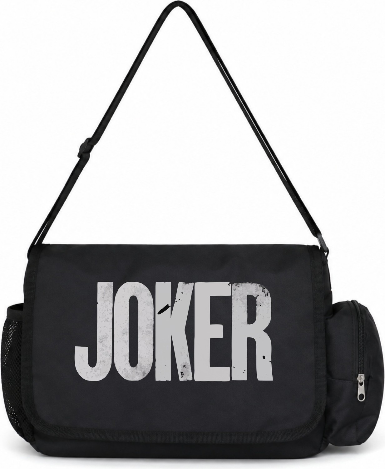 Sevbano Joker Batman Film Kahramanı Baskılı Unisex Okul, Spor, Ofis Çok Amaçlı Postacı Çantası