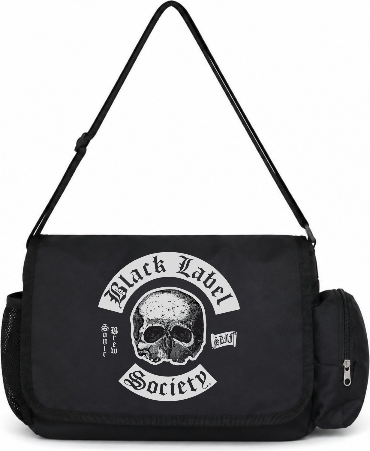 Sevbano Black Label Society Rock Metal Müzik Grubu Baskılı Unisex Okul,spor,ofis Çok Amaçlı Postacı Çantası