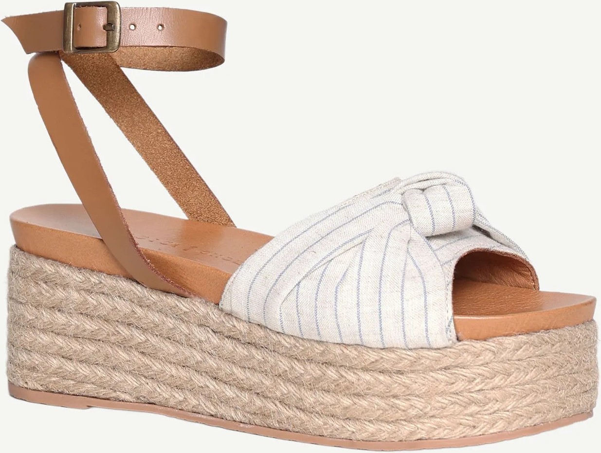 Yargıcı Kumaş Bantlı Espadril Sandalet görsel 8