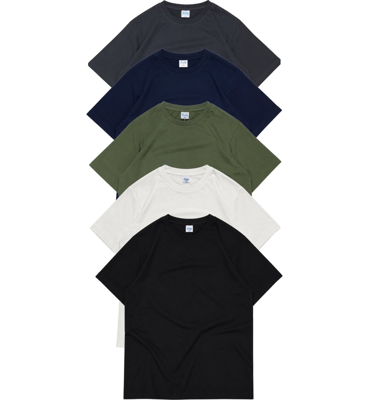 Fuddy Moda Unisex Regular Fit Bisiklet Yaka Tişört görsel 5