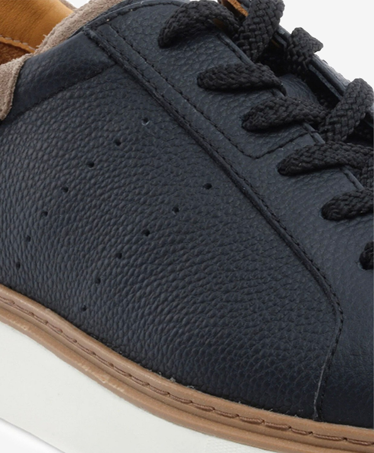 Greyder Erkek Siyah Hakiki Deri Sneaker Ayakkabı 6Y1SA18310 görsel 5