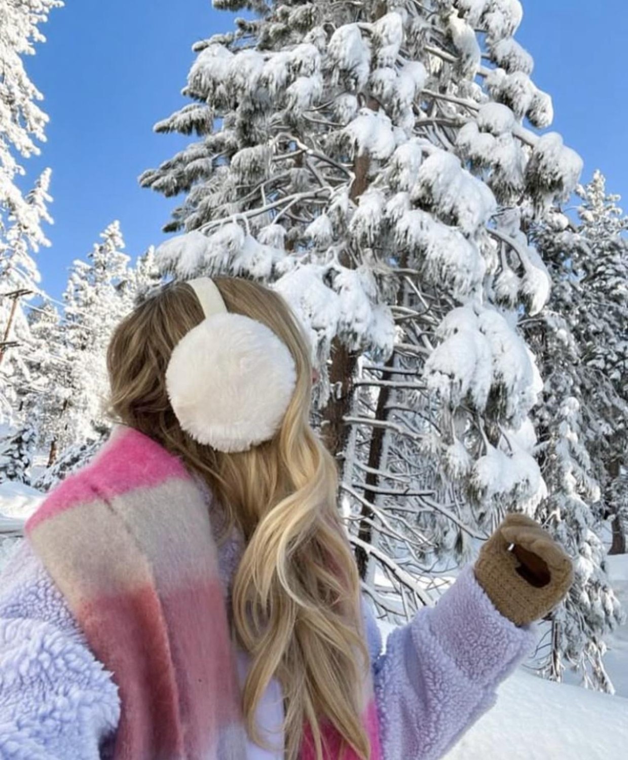 Wearflawless Peluş Katlanabilir Kulaklık , Soğuktan Koruyucu Peluş Kışlık Kulaklık, Kışlık Hediye