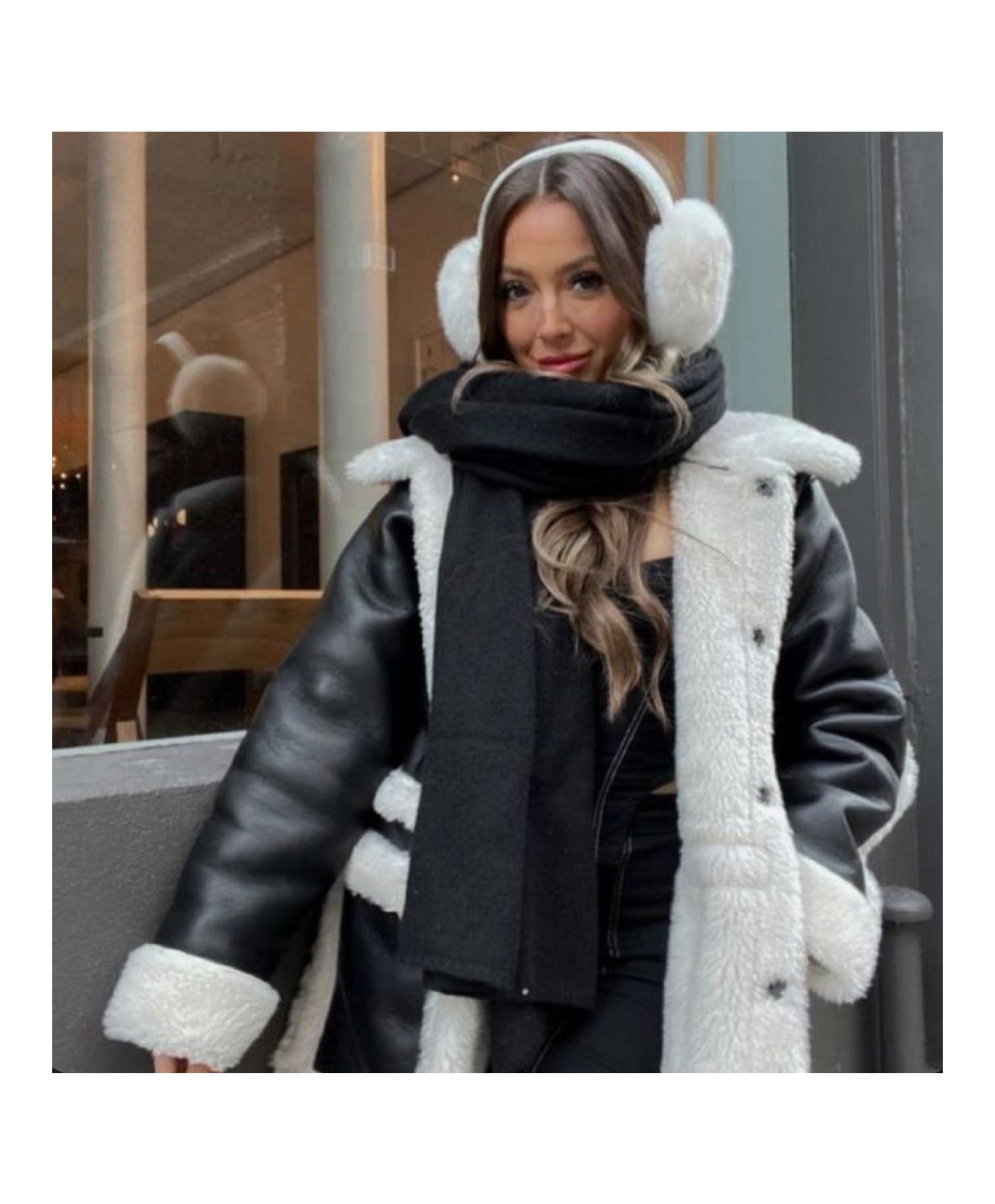 Wearflawless Peluş Katlanabilir Kulaklık , Soğuktan Koruyucu Peluş Kışlık Kulaklık, Kışlık Hediye görsel 4