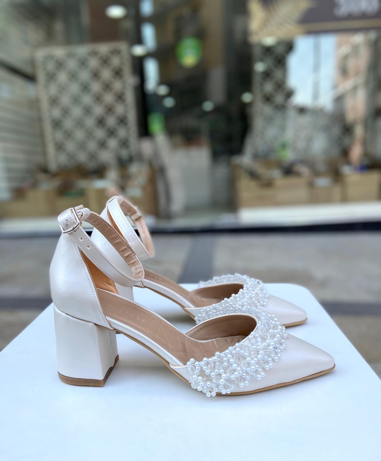 Gloriys Ayakkabı & Çanta Kalın Topuklu6 cm Topuklu Geli-Nişan Ayakkabısı görsel 2