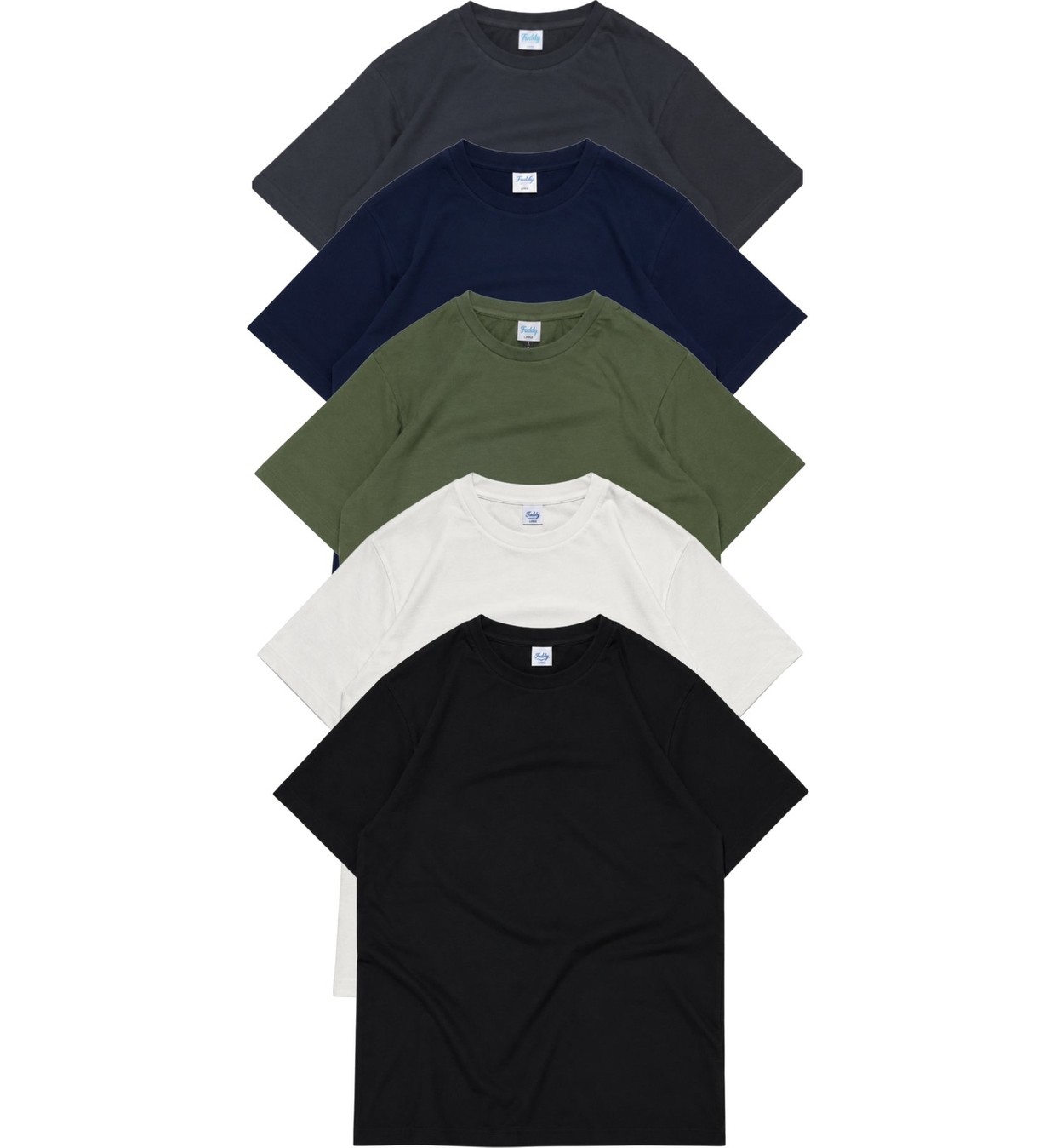 Fuddy Moda Unisex Regular Fit Bisiklet Yaka Tişört görsel 8