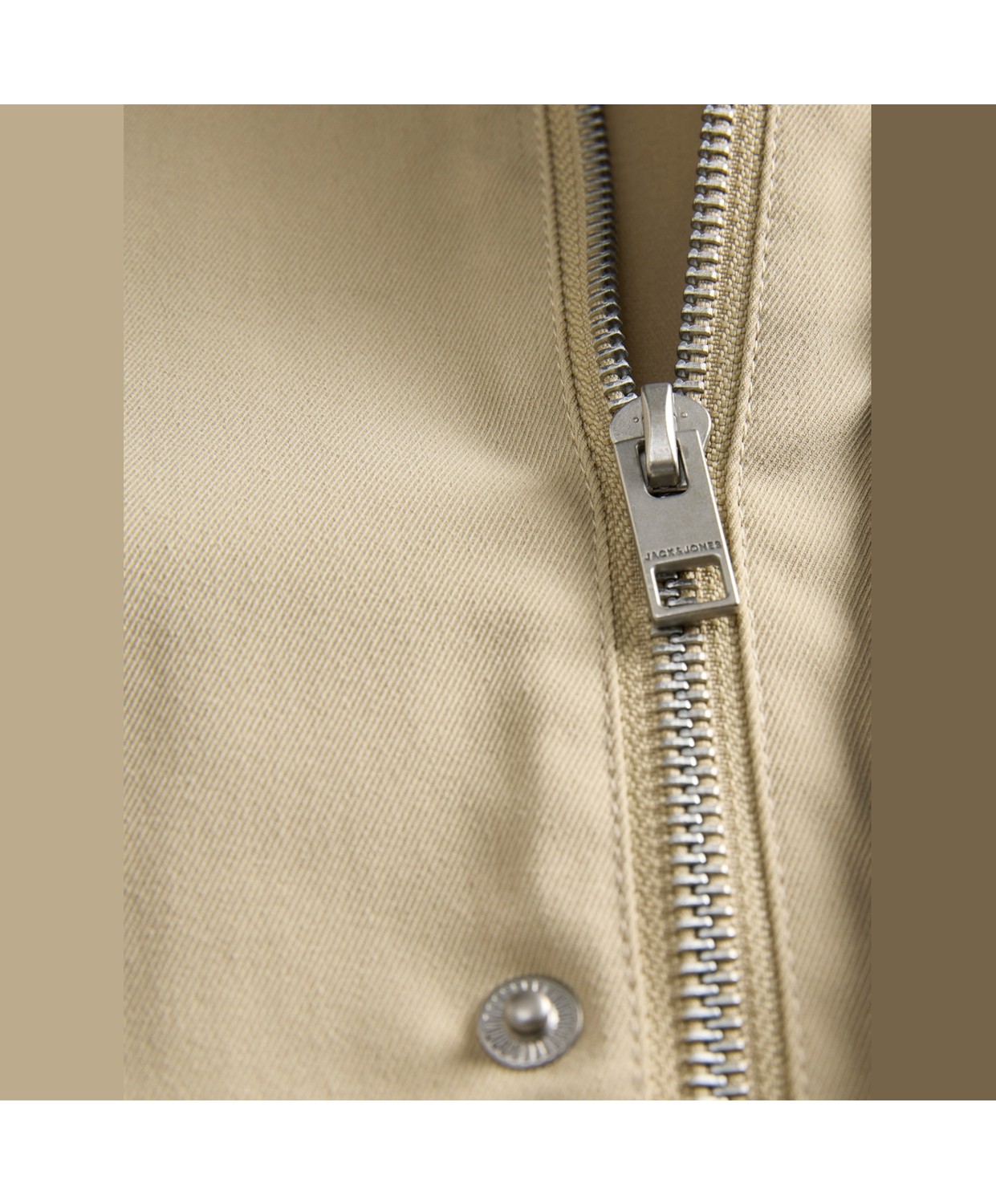 Jack & Jones Erkek Gömlek Yaka Uzun Kollu Ceket - Wolf görsel 3