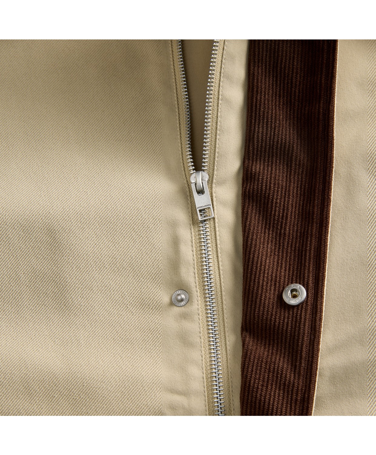 Jack & Jones Erkek Gömlek Yaka Uzun Kollu Ceket - Wolf görsel 4