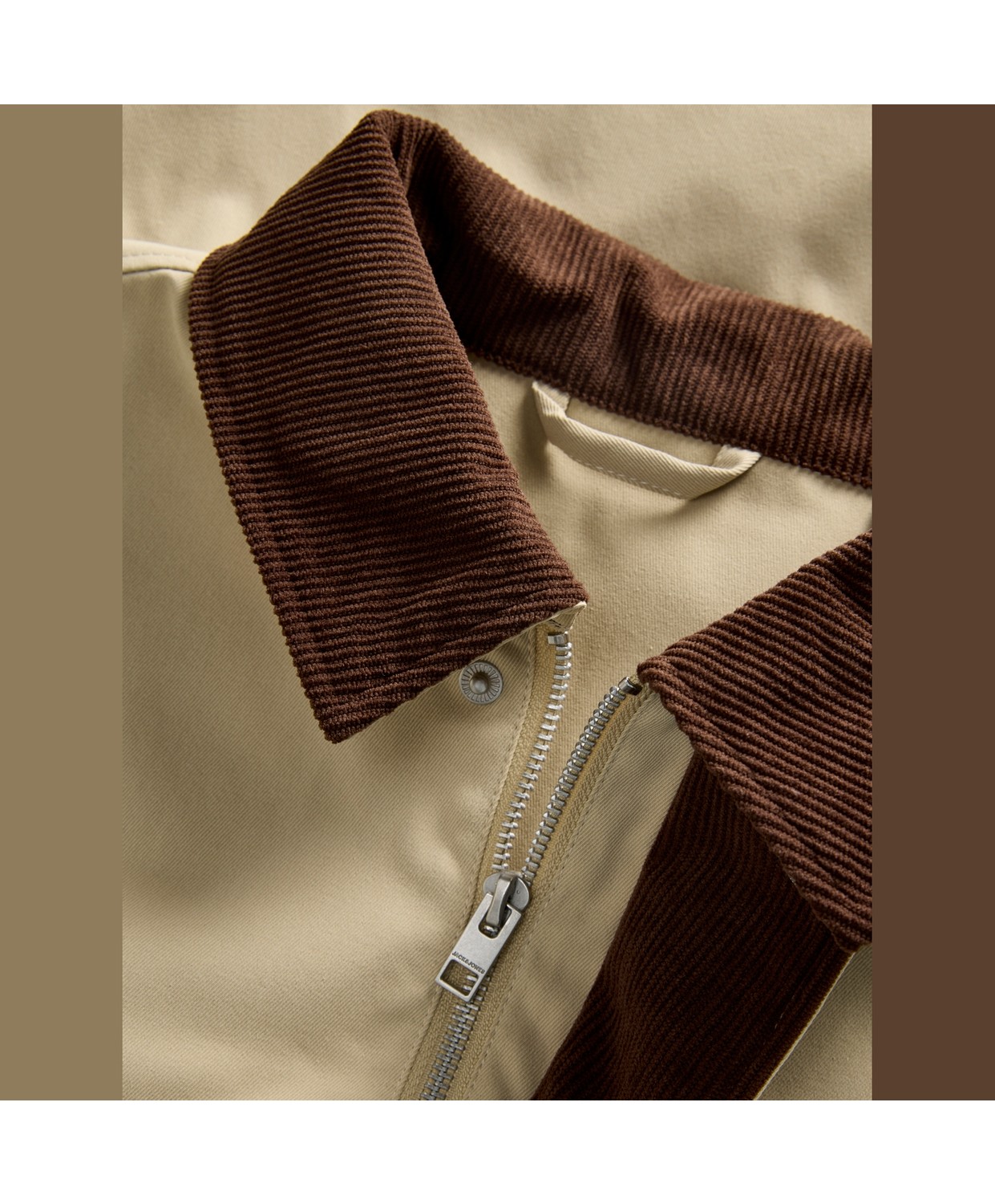 Jack & Jones Erkek Gömlek Yaka Uzun Kollu Ceket - Wolf görsel 5