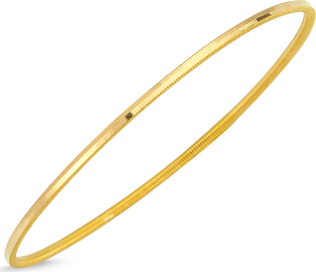 Altında Fırsat 8 gram 22 ayar Altın Oluklu Ajda Bilezik