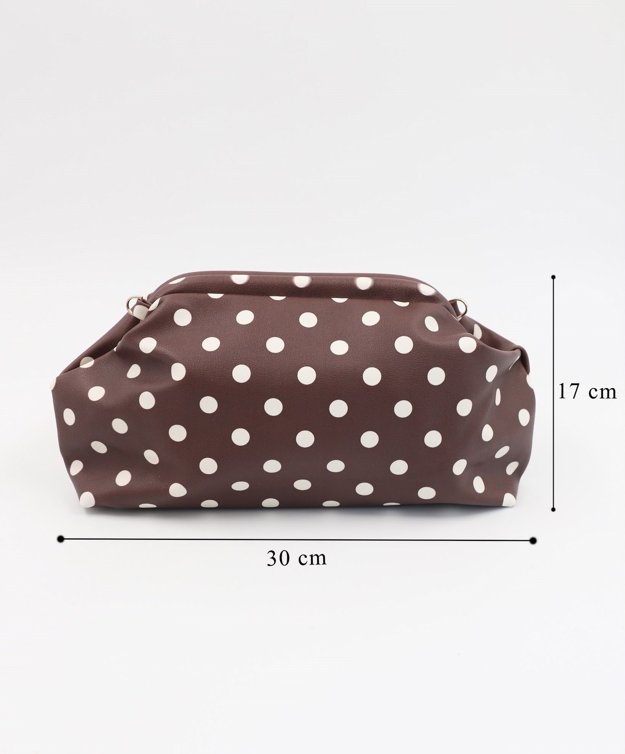 Laletto Bags Kadın Puantiyeli Clutch Çanta görsel 5