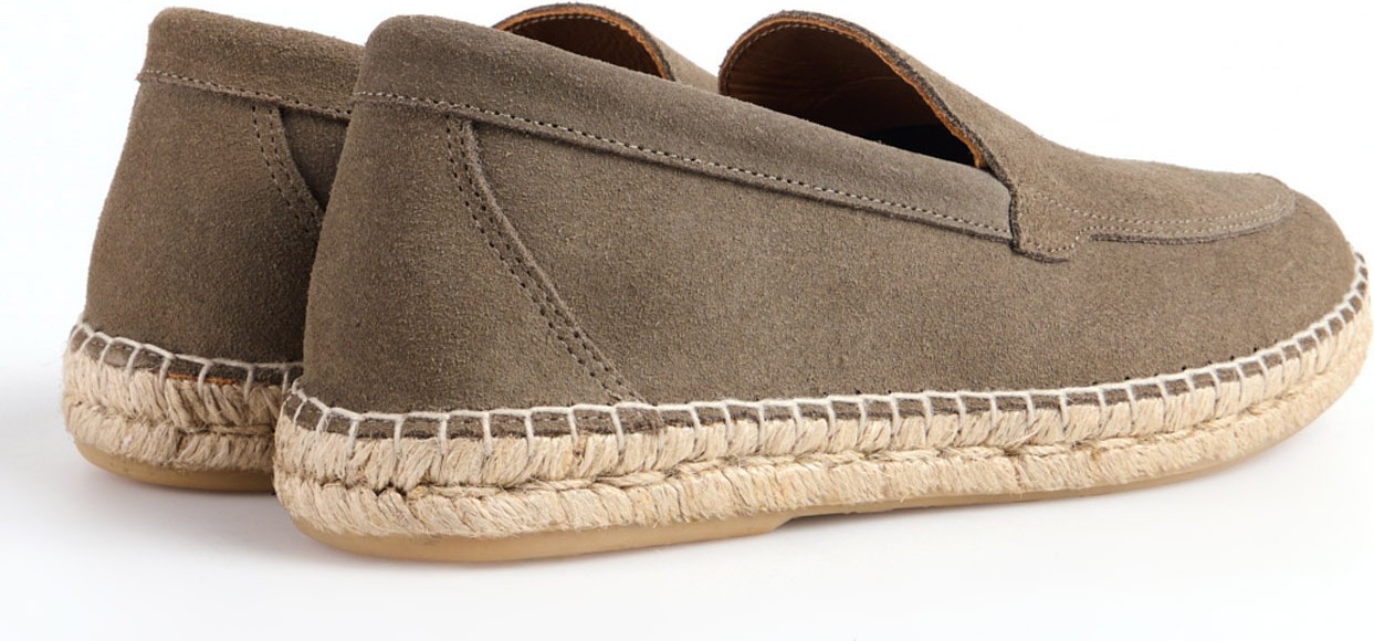 Abarca Deri Haki Erkek Espadril Mocasın Lıso görsel 3