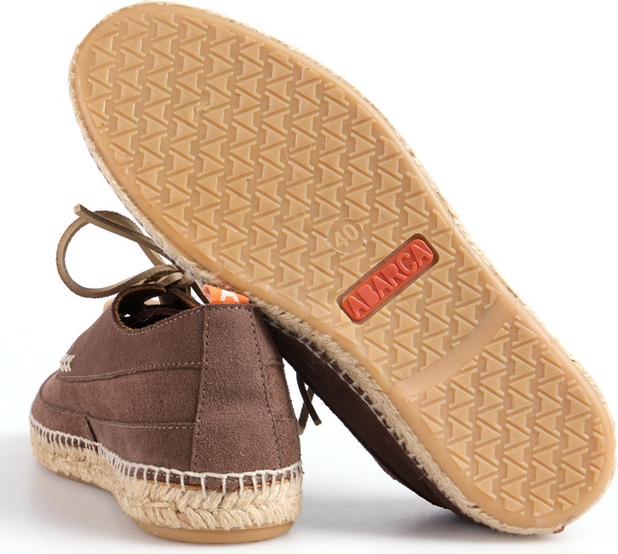 Abarca Deri Taupe Erkek Espadril Blucher Ingles görsel 4