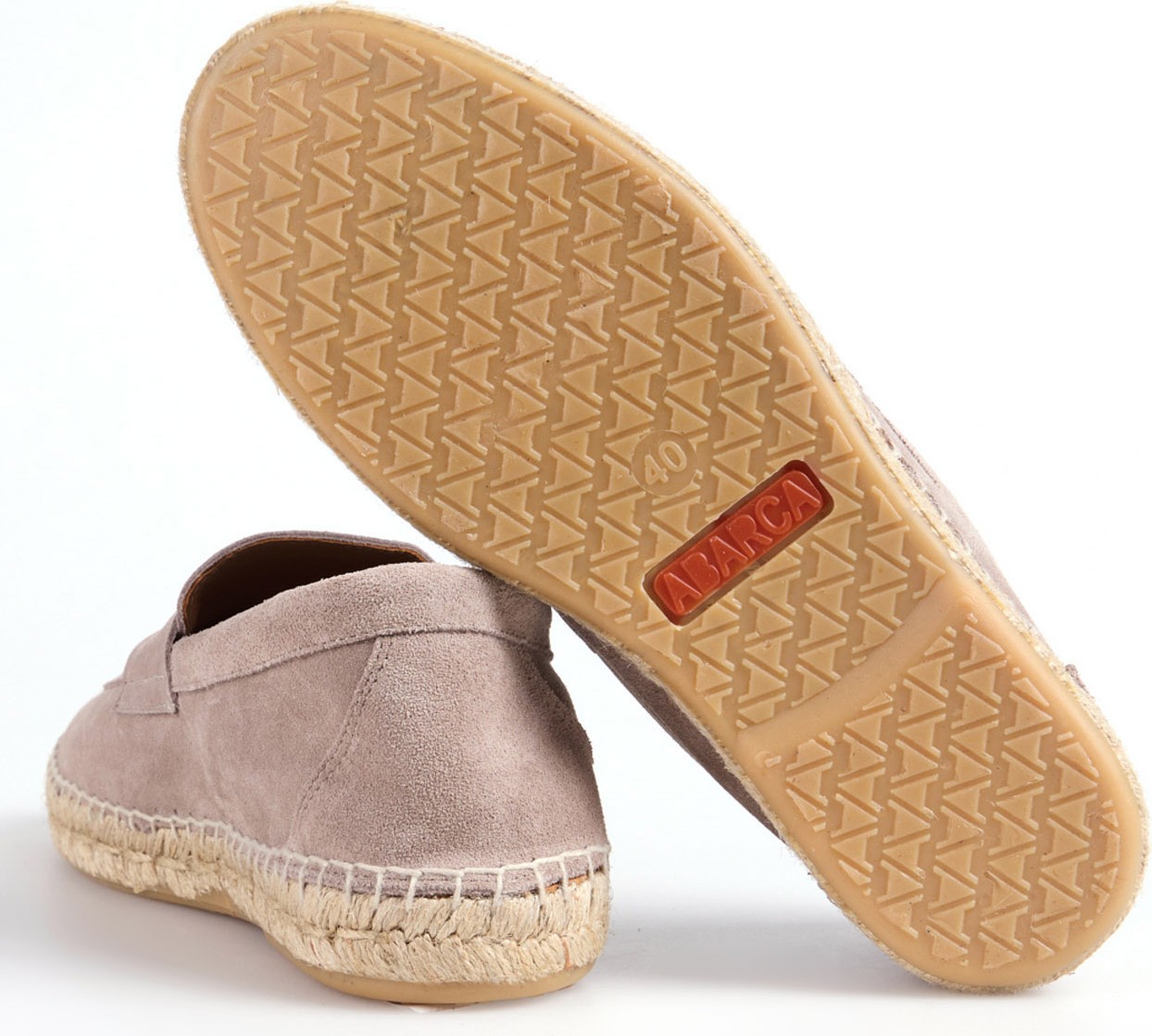 Abarca Deri Bej Erkek Espadril Mocasın görsel 4