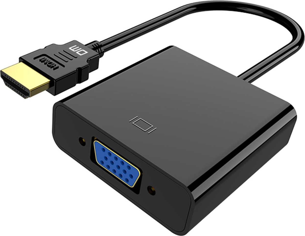 Aesco Dm CHB020 HDMI To VGA Dişi Çevirici Adaptör Siyah