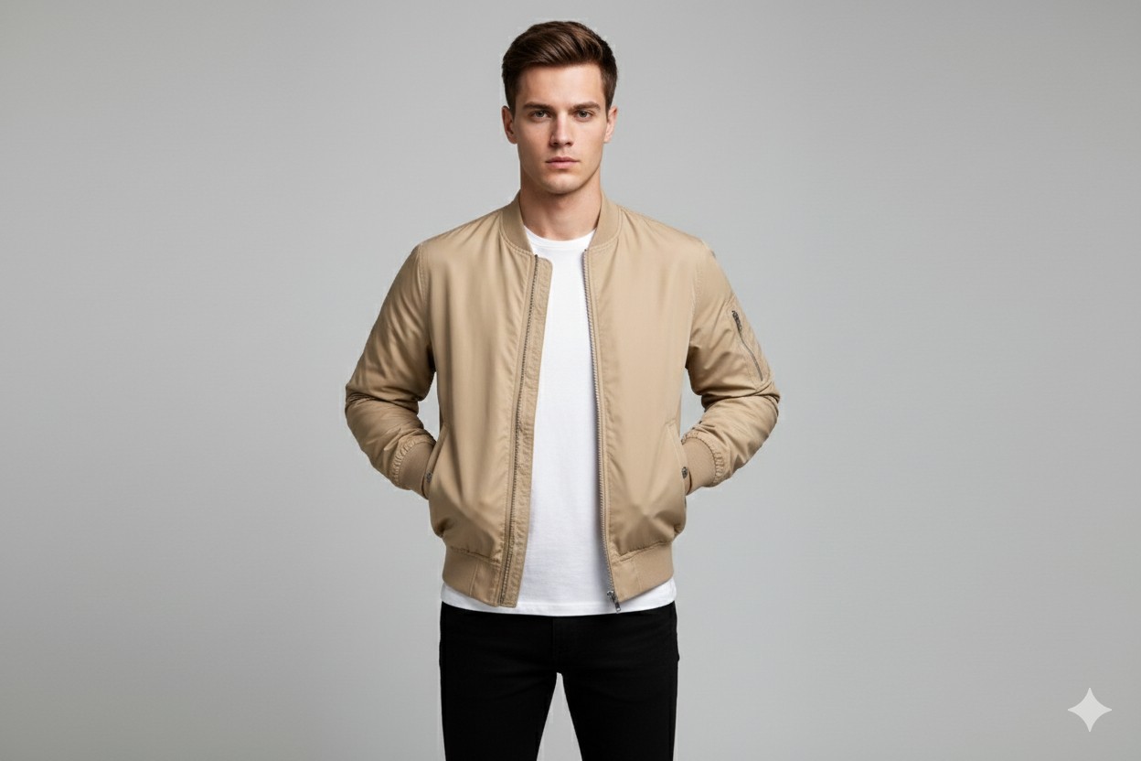 Kastrioti Oversize Bomber Ceket görsel 5