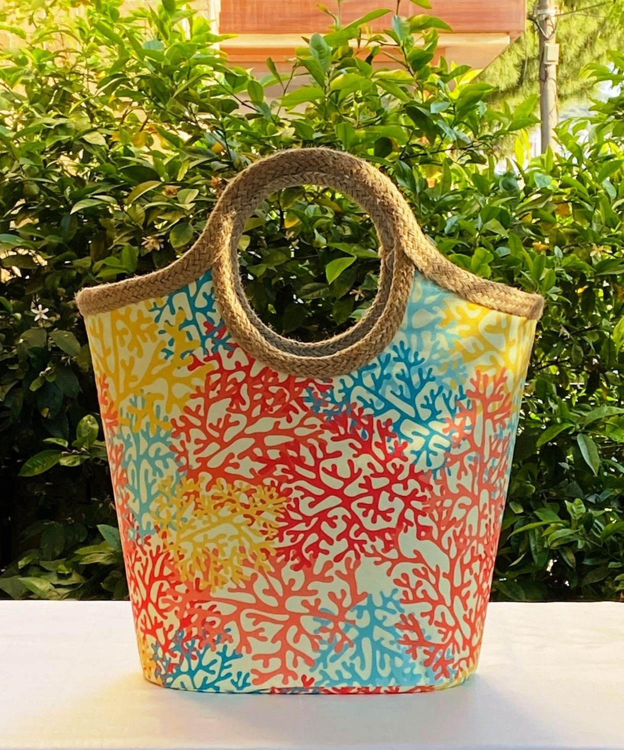 Çanta Tasarımcısı Plaj Bags Plaj Çantası Mercan görsel 4