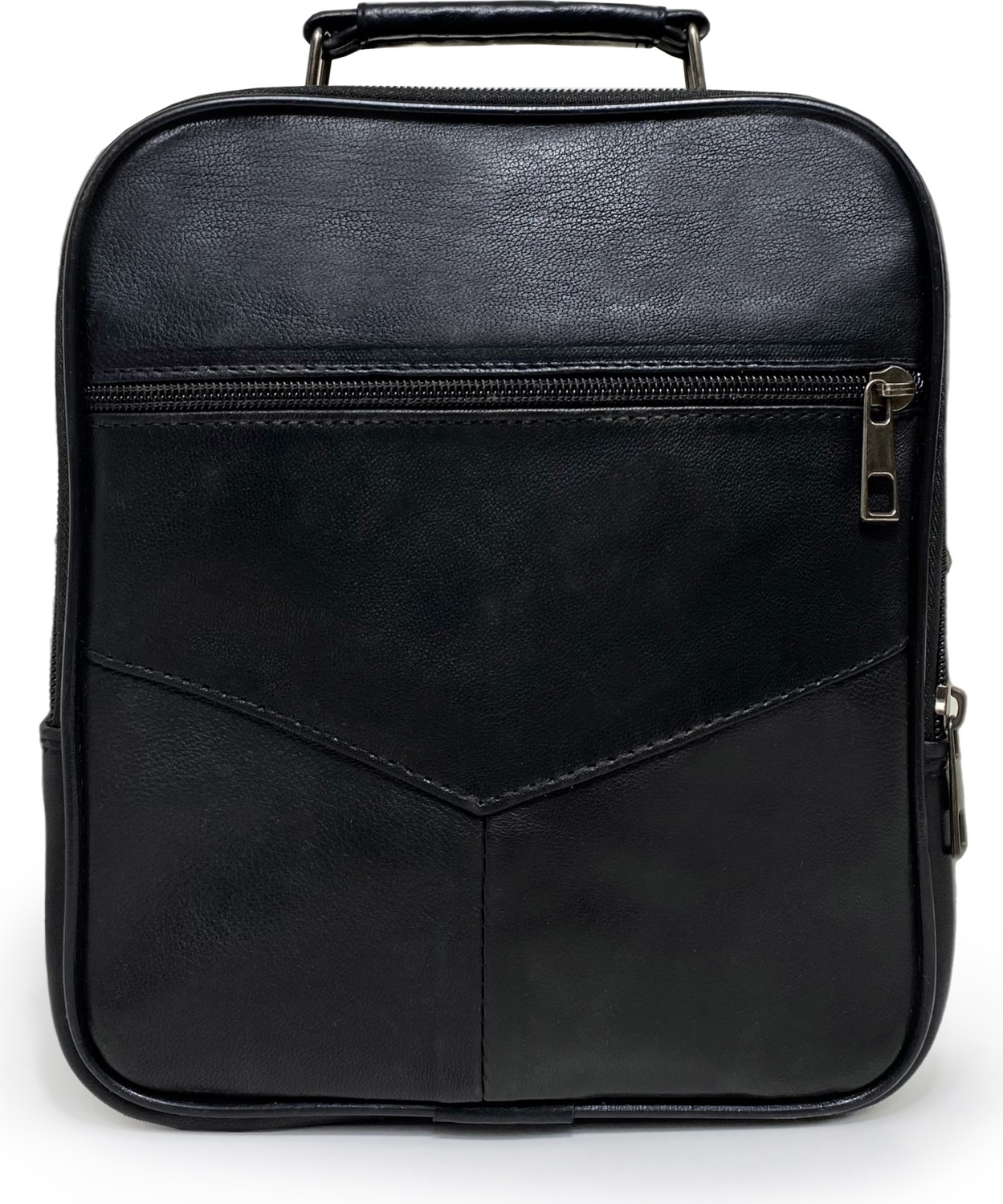 Westbag Erkek Siyah Çelik Kasalı Hakiki Deri El ve Omuz Çantası Ayarlanabilir Askılı görsel 5
