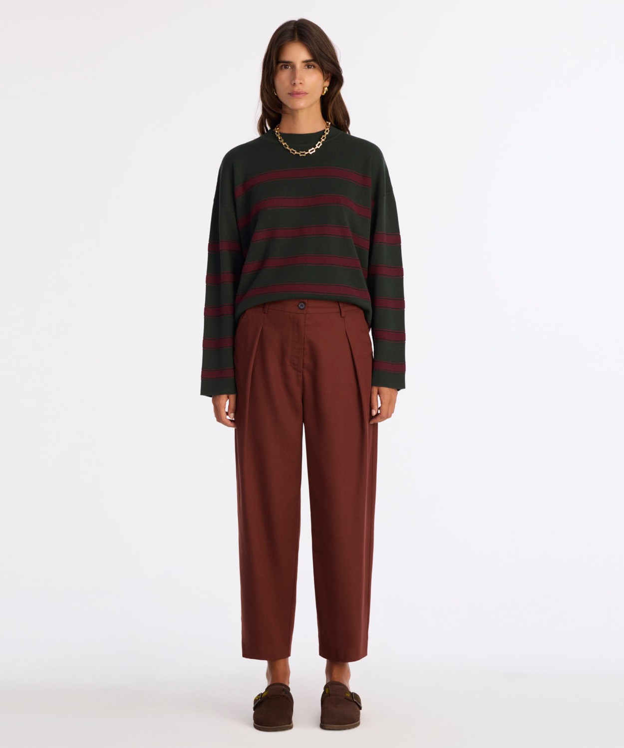 Yargıcı Wide Leg Yüksek Bel Pantolon görsel 2