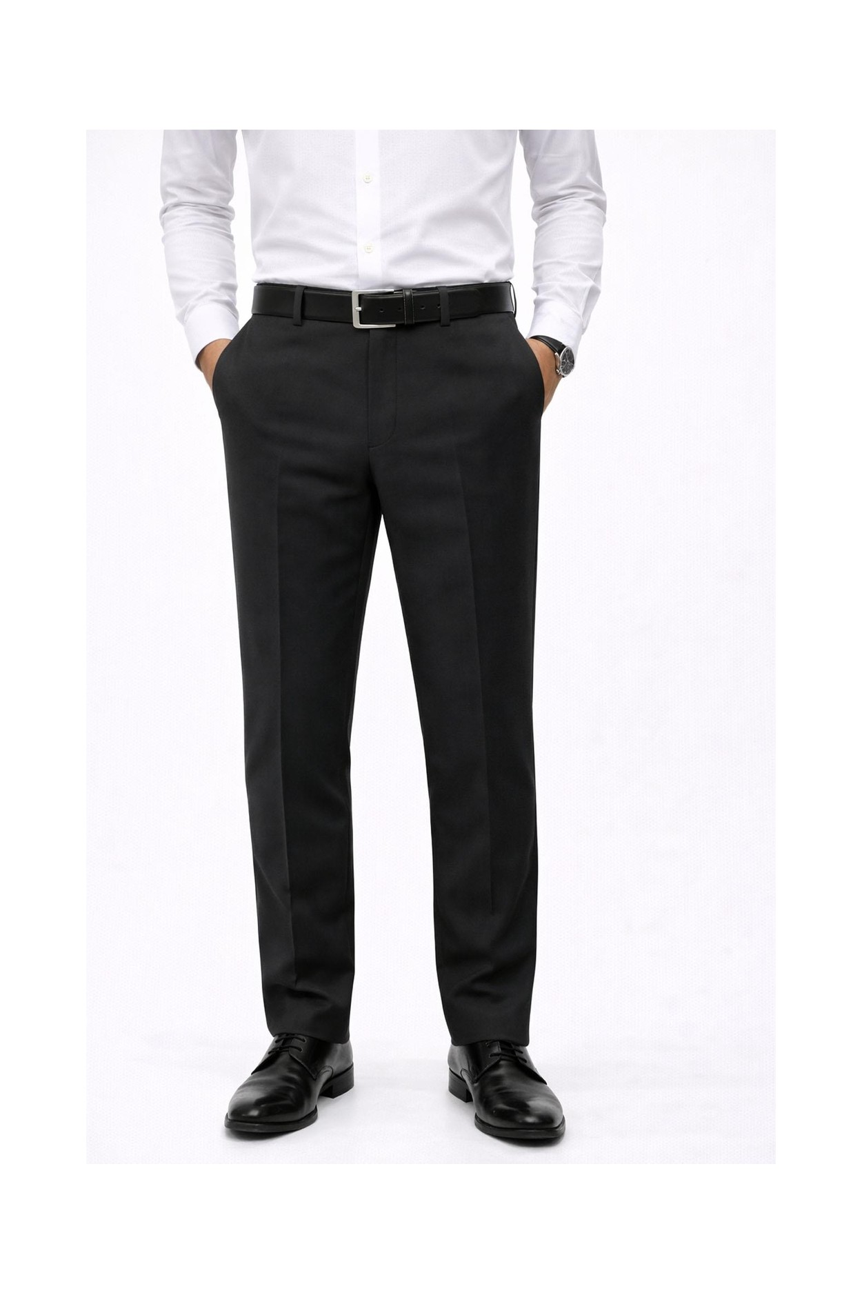 Caserta Regular Fit Likralı Erkek Kumaş Pantolon - 7558 görsel 2
