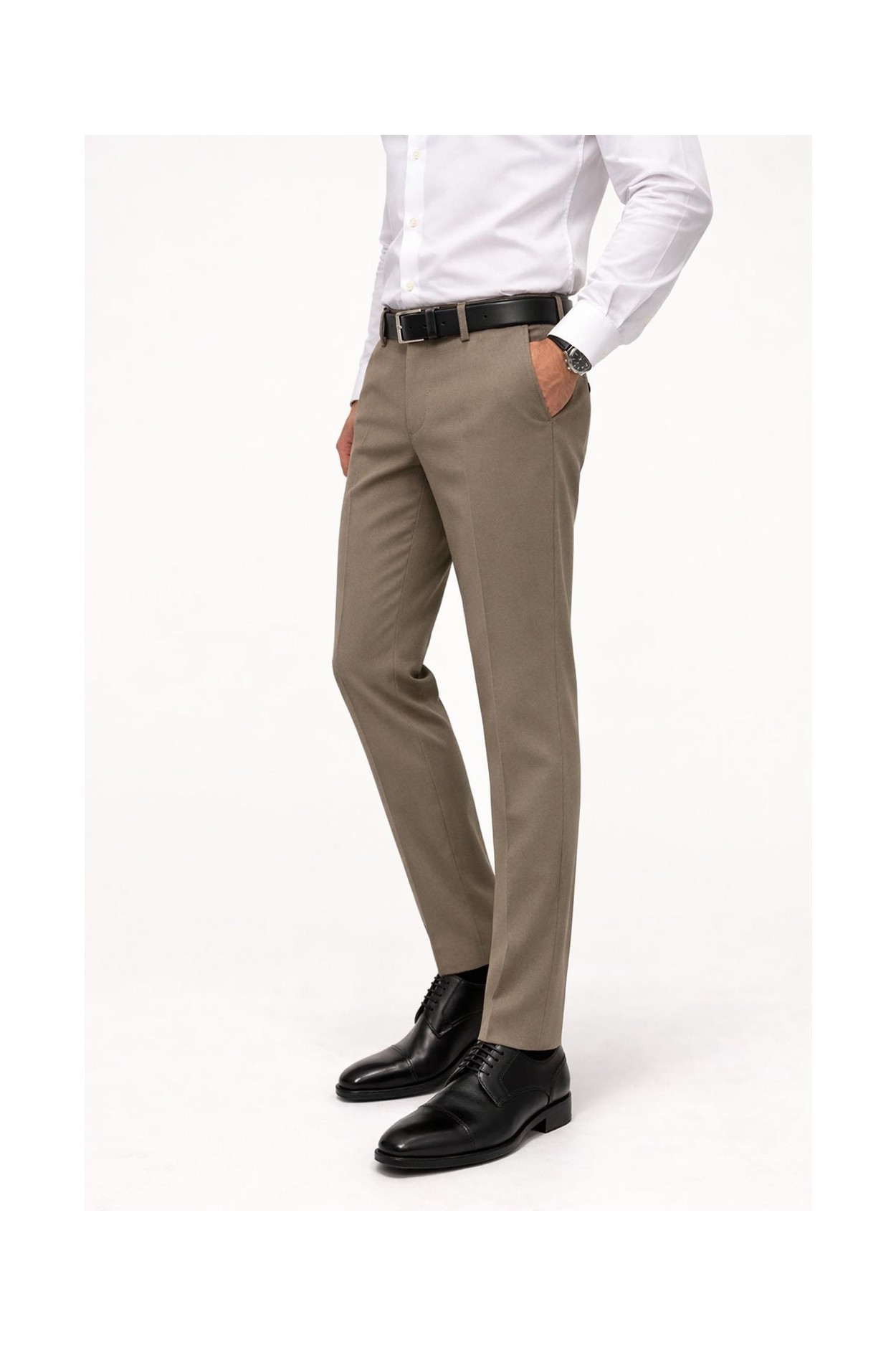 Caserta Regular Fit Likralı Erkek Kumaş Pantolon - 7558