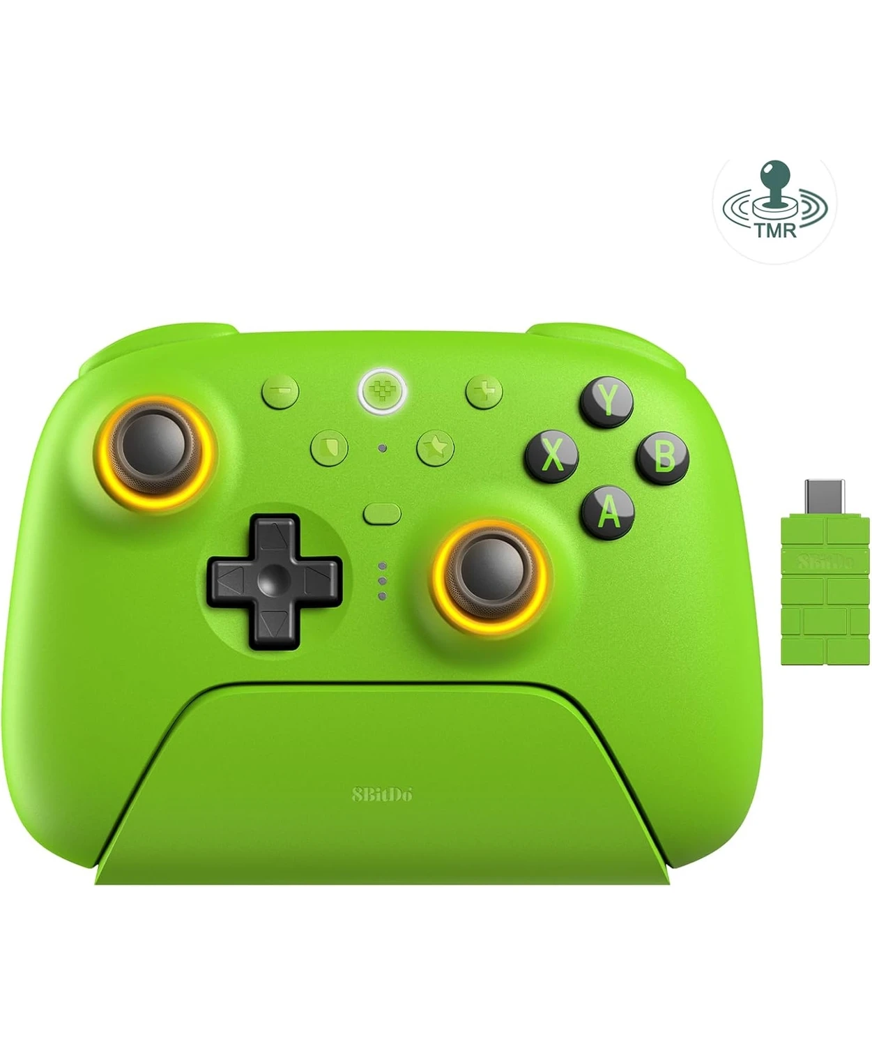Resim 8bitdo Ultimate 2 Kablosuz Oyun Kolu Windows & Android Uyumlu Hall Effect 2.4g Controller 