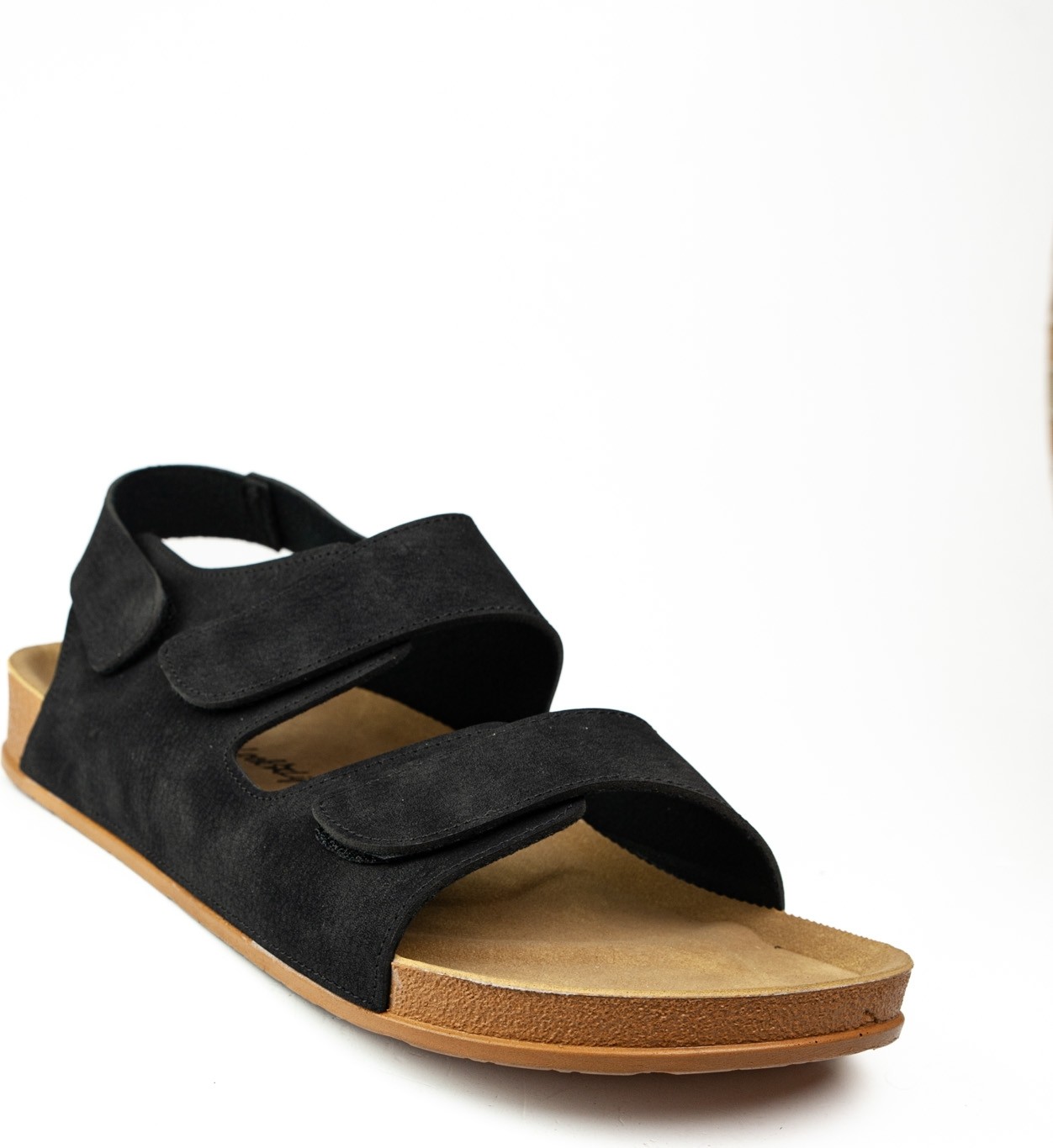 Look Life S963 - 009 Siyah Büyük Numara Erkek Sandalet