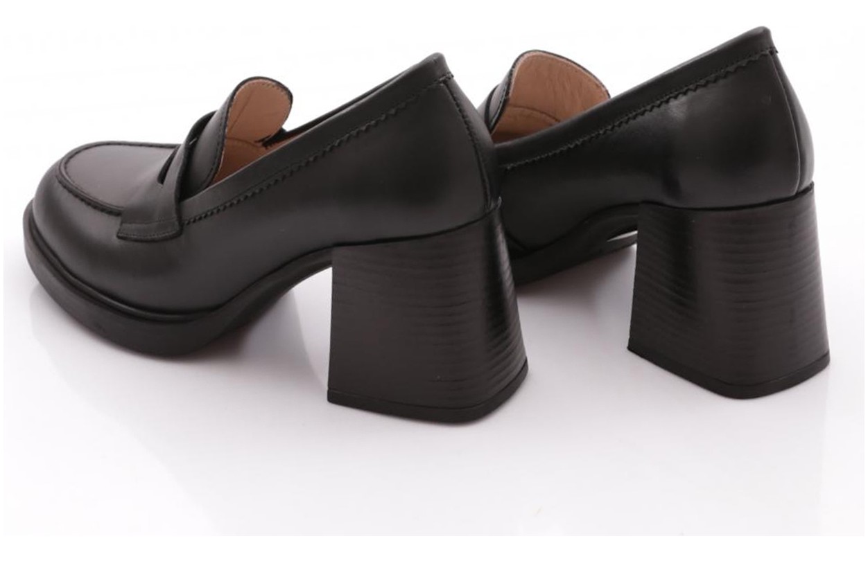 DGN 361 Kadın Topuklu Loafer Ayakkabı görsel 3