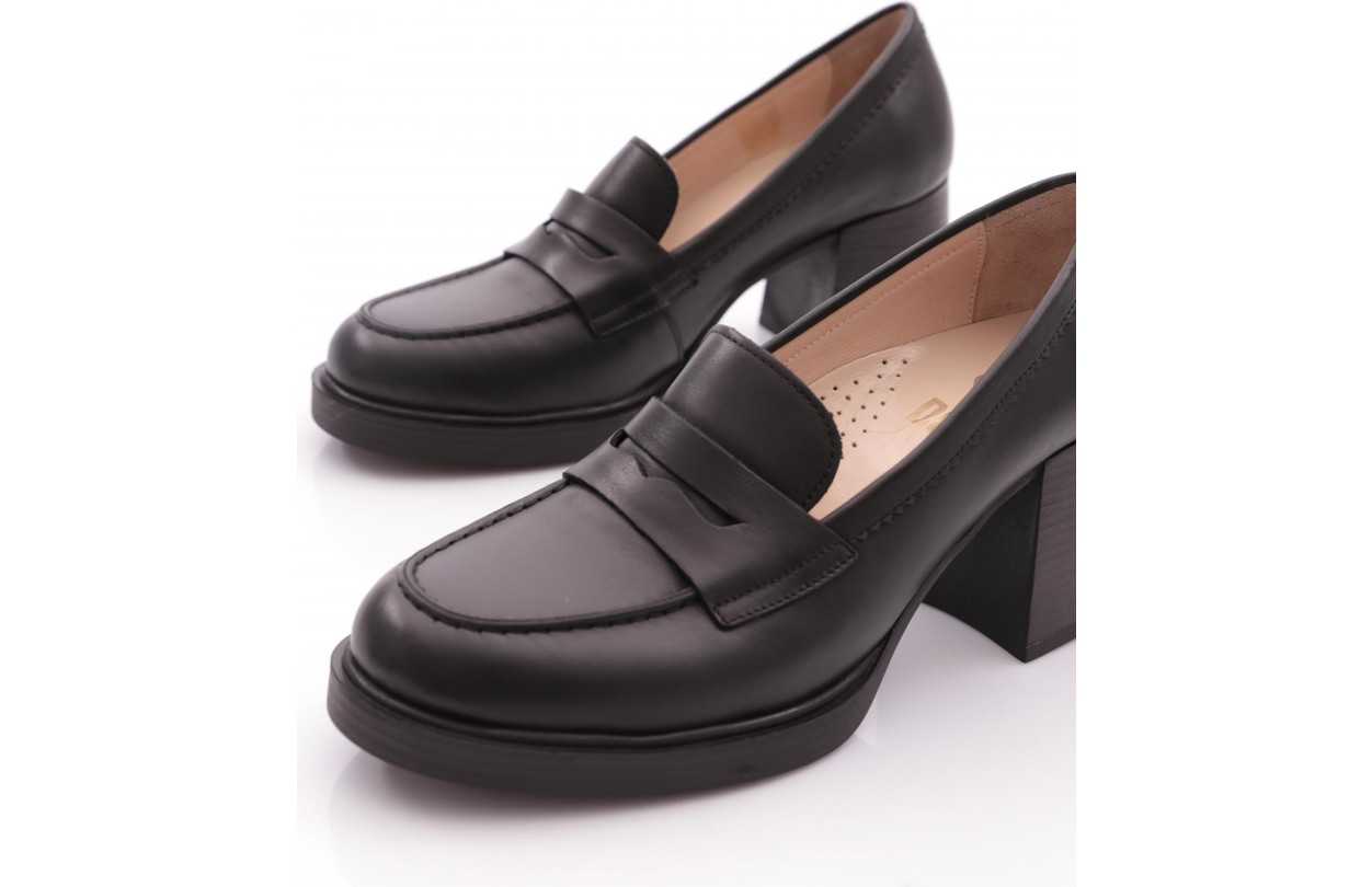 DGN 361 Kadın Topuklu Loafer Ayakkabı görsel 4