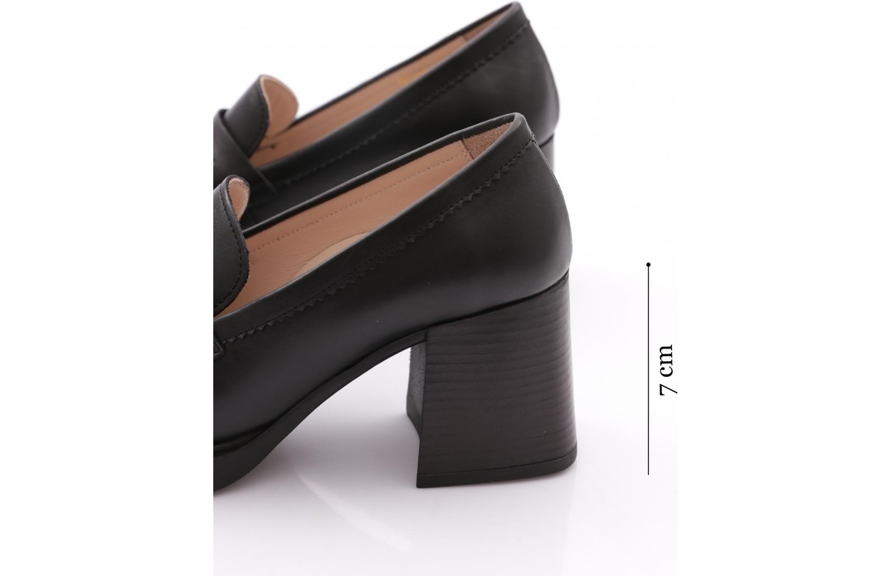 DGN 361 Kadın Topuklu Loafer Ayakkabı görsel 5
