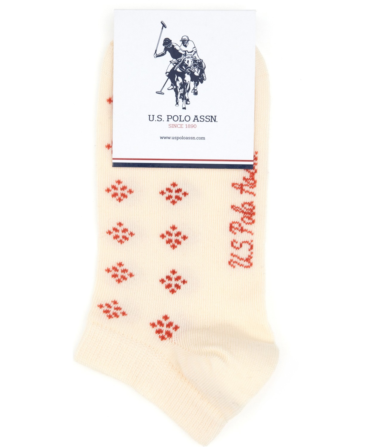 U.S. Polo Assn. Kadın 2'li Patik Çorap 50317999-VR013 görsel 4