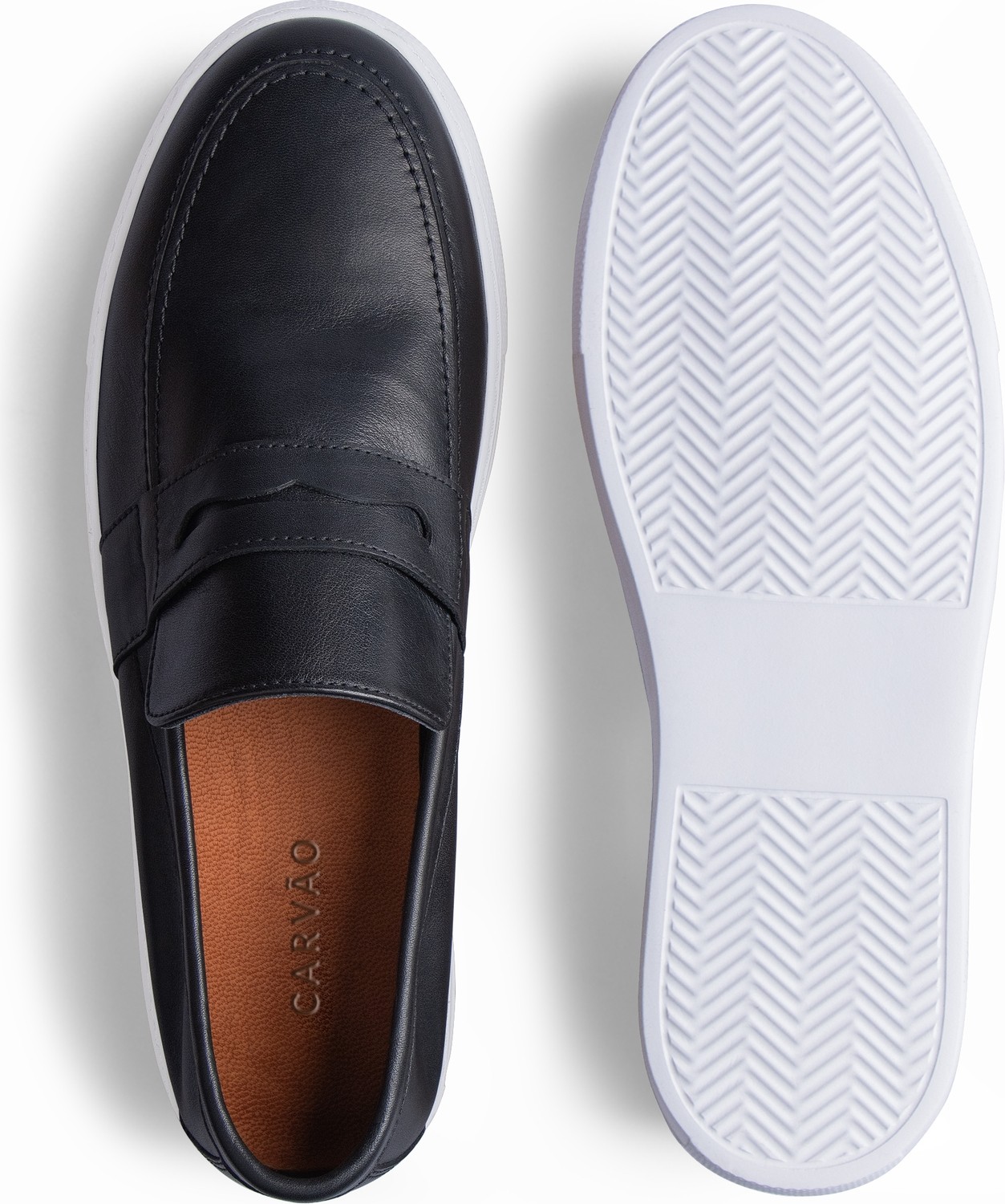 CARVAO Nile Casual Hakiki Deri Loafer Siyah Erkek Ayakkabı görsel 8