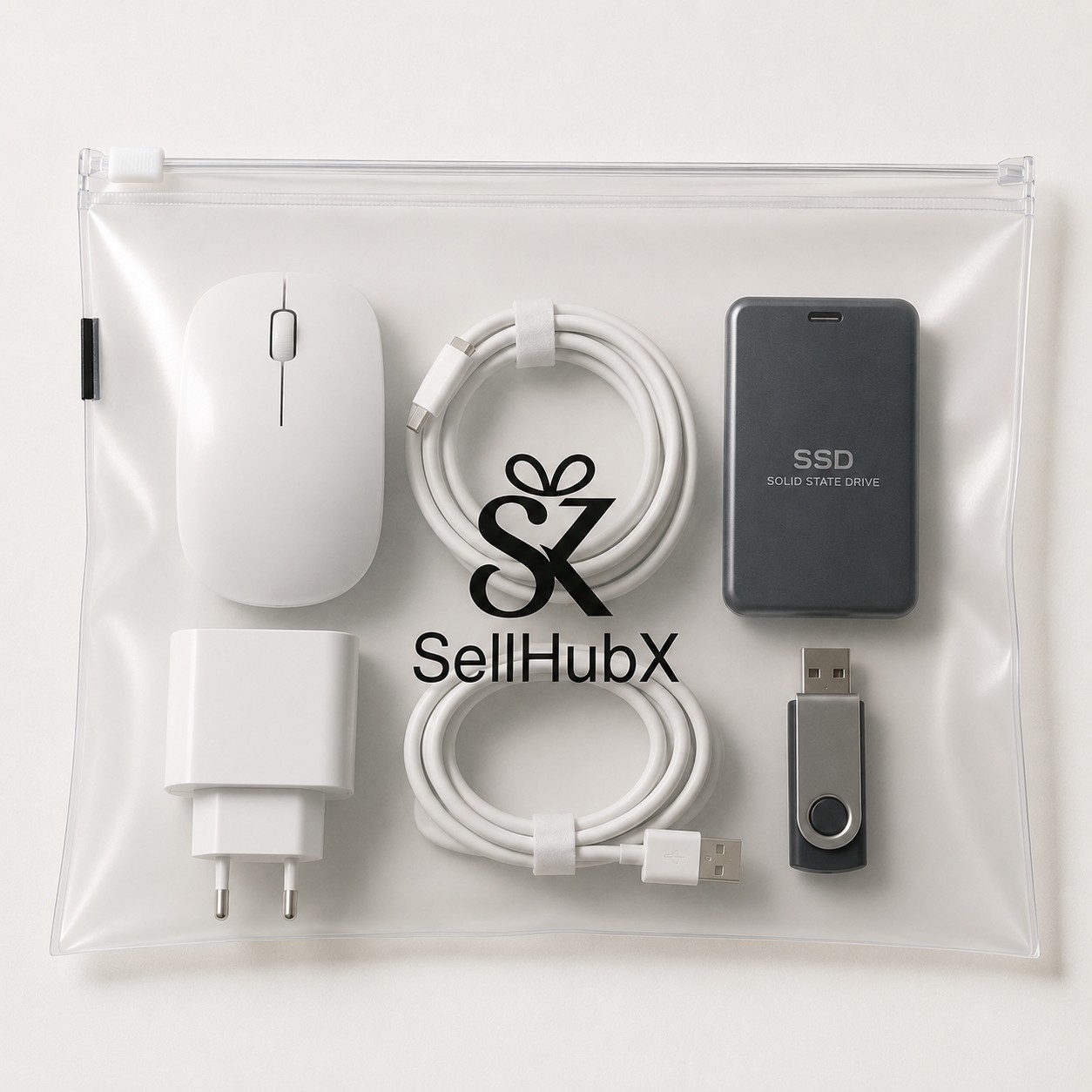 SellHubX 3'lü Fermuarlı Çok Amaçlı Düzenleyici Çanta Seti (30 x 26 Cm), Seyahat, Plaj, Valiz ve Günlük Kullanım Için Şeffaf Organizer görsel 4