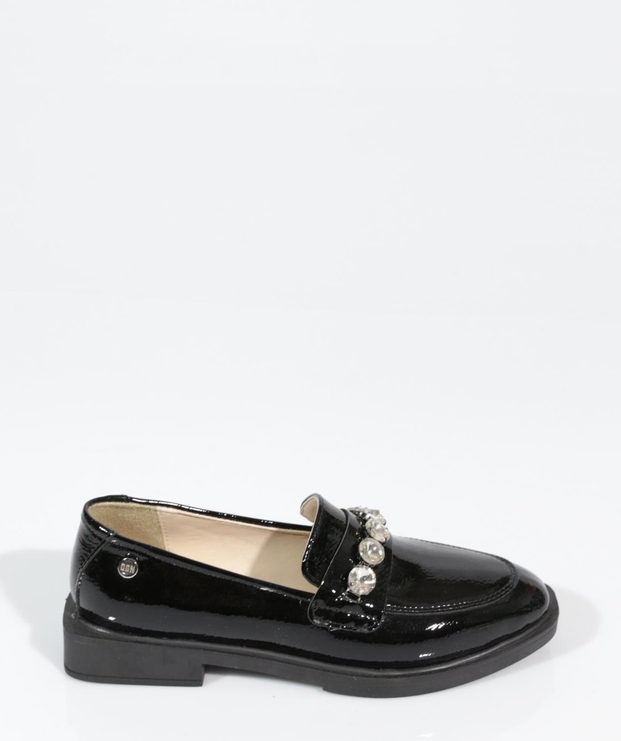 DGN 212 Kadin Taşli Loafer Ayakkabi