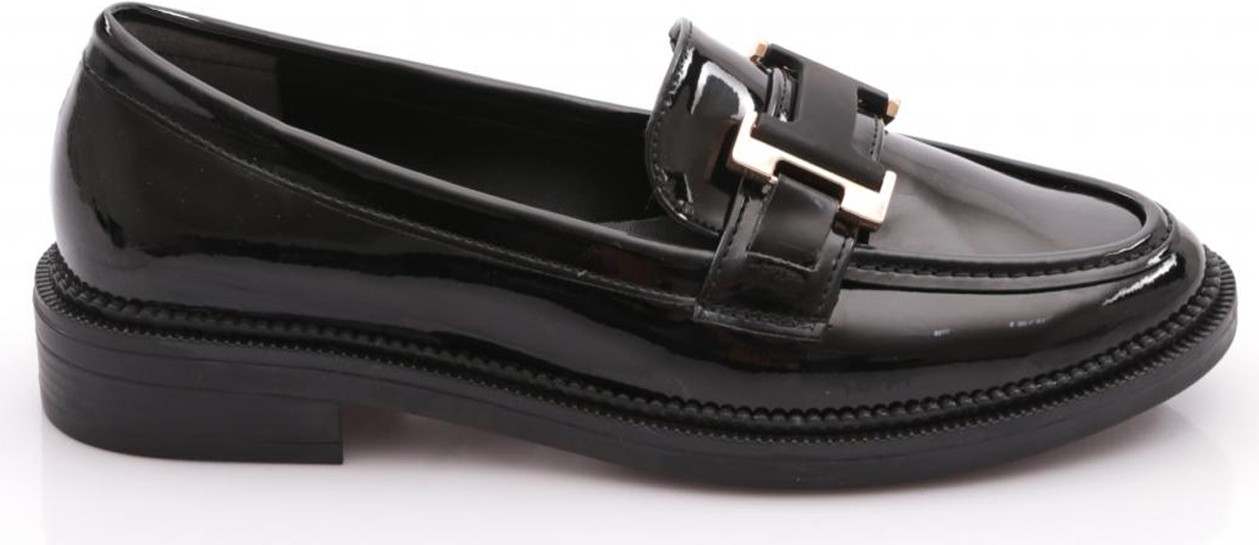 DGN 2623004 Kadın Tokalı Loafer Ayakkabı görsel 5