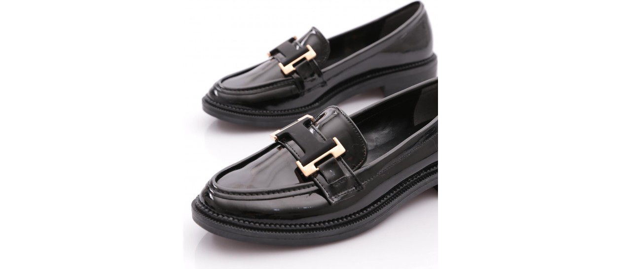 DGN 2623004 Kadın Tokalı Loafer Ayakkabı görsel 8