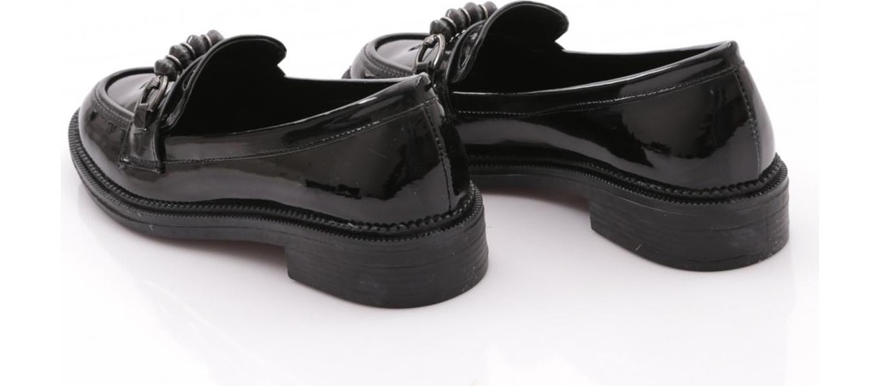 DGN 2623003 Kadın Tokalı Loafer Ayakkabı görsel 7