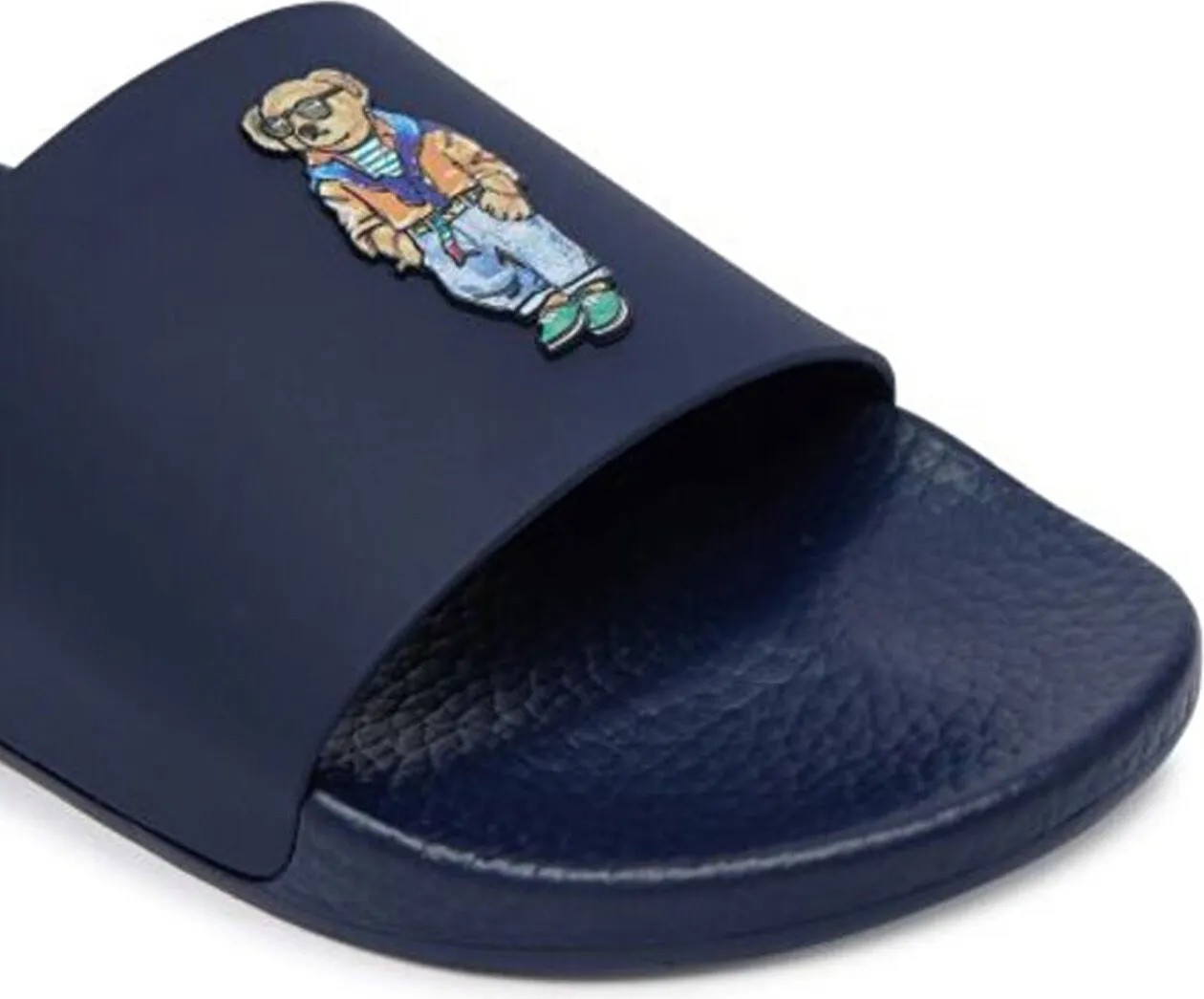 Polo Ralph Lauren Lacivert Erkek Plaj Terliği Polo Slıde-Sandals-Slıde görsel 6