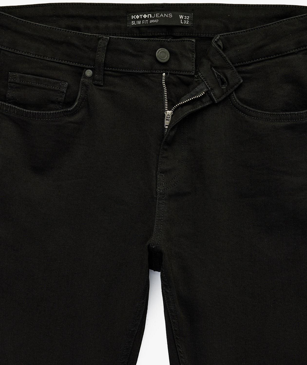 Koton Düğmeli Cep Detaylı Normal Bel Slim Fit Jean Pantolon - Brad Jean görsel 6