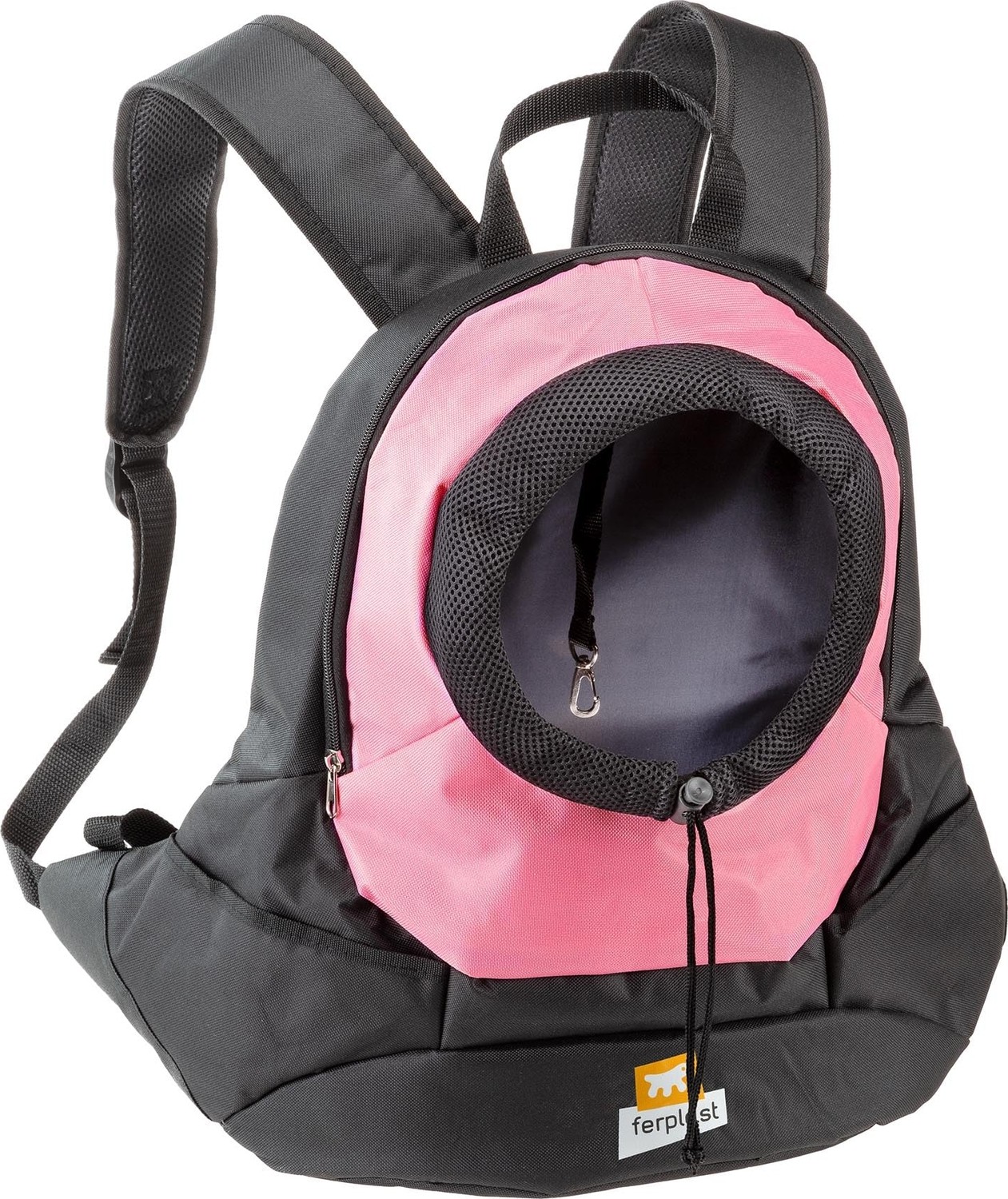 Esranın Dünyası Ferplast Kangoo Köpek Sırt Çantası, Kedi Sırt Çantası, Köpek Çantası, Geniş Açıklık, Emniyet Kemeri, Ayarlanabilir Kayışlar, Maks. 8 Kg, 41,5 x 20 x 43 Cm, Pembe