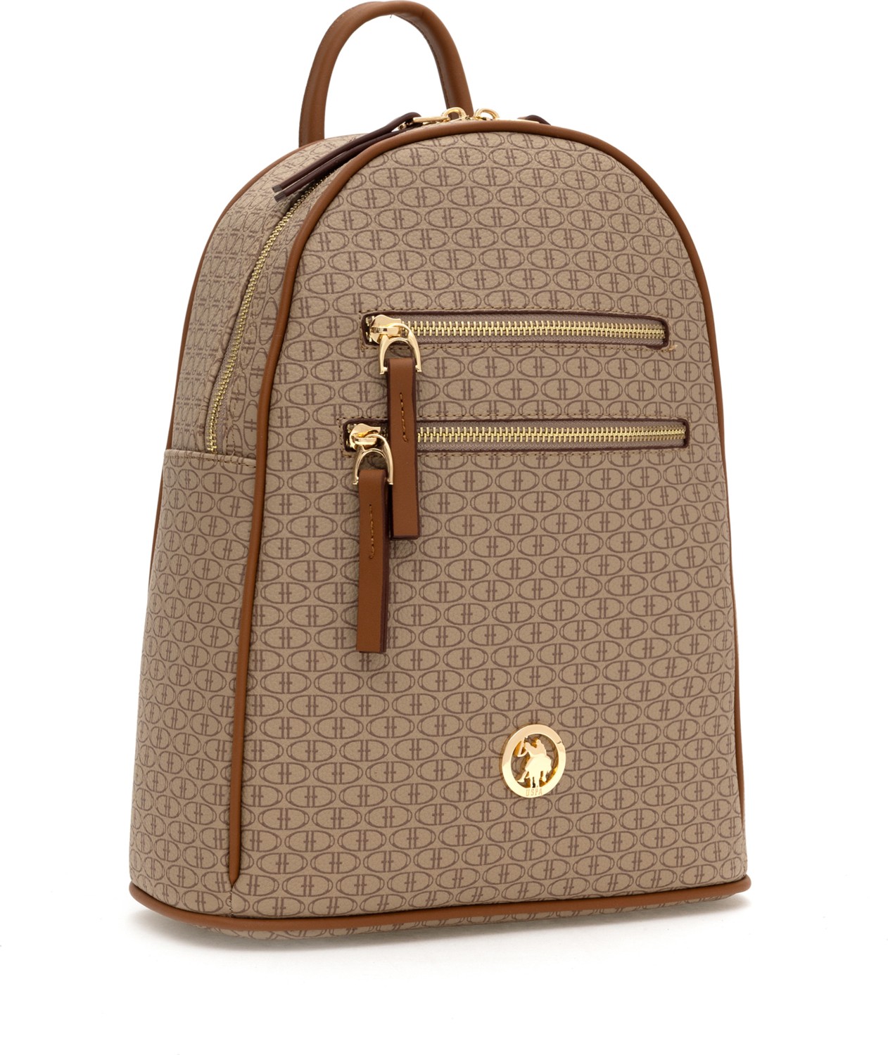 U.S. Polo Assn. Kadın Bej Sırt Çantası 50293701-VR011 görsel 4
