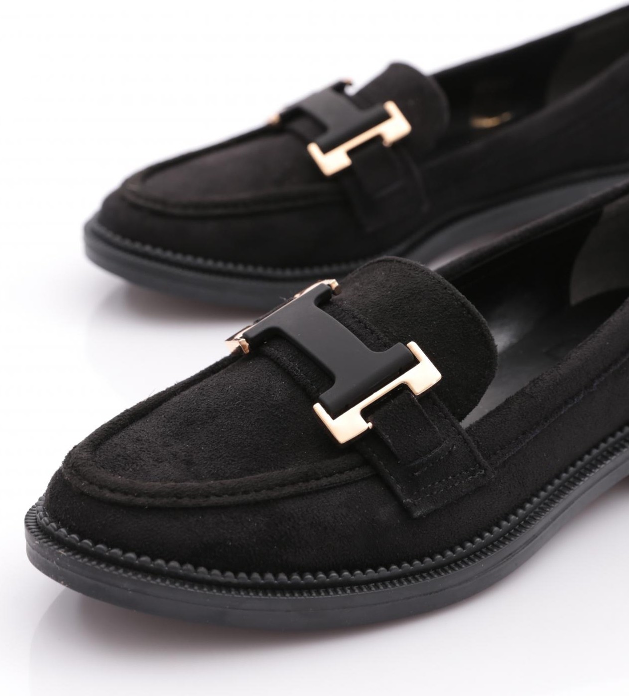 DGN 2623004 Kadın Tokalı Loafer Ayakkabı görsel 4