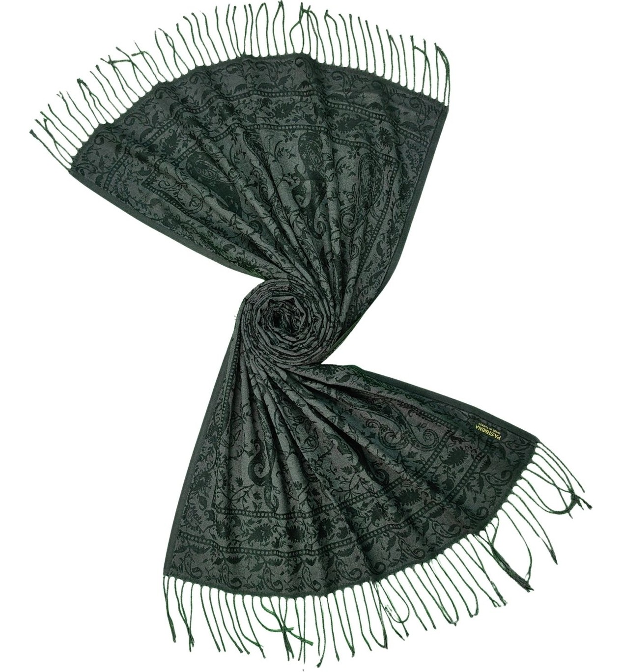 Mim Eşarp ve Şal Otantik Paşmina Şal 75X190 cm görsel 7
