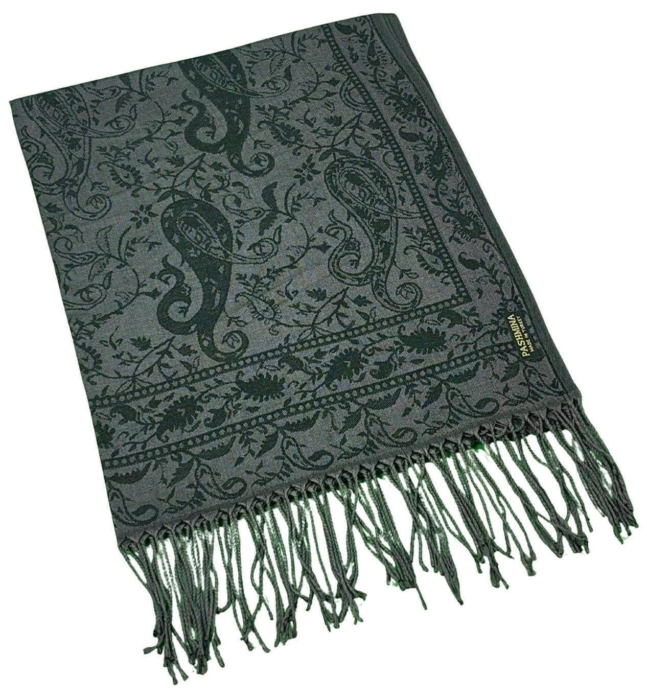 Mim Eşarp ve Şal Otantik Paşmina Şal 75X190 cm görsel 8