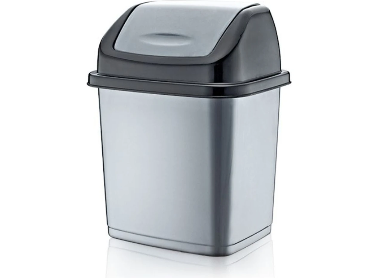 Resim Sağlam 5.5 Lt. Çok Amaçlı Çöp Kovası, Ofis, Mutfak ve Banyo Için Ideal 