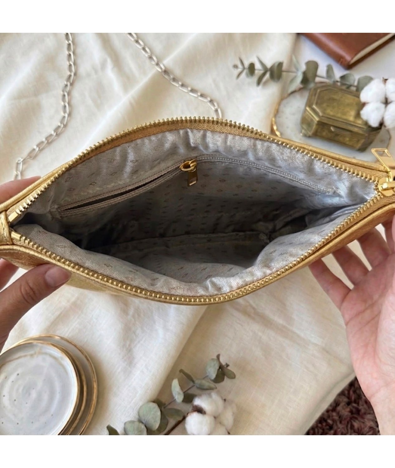 Addy Celestial Star Bag Yıldızlı Zincir Askılı El ve Omuz Çantası görsel 7