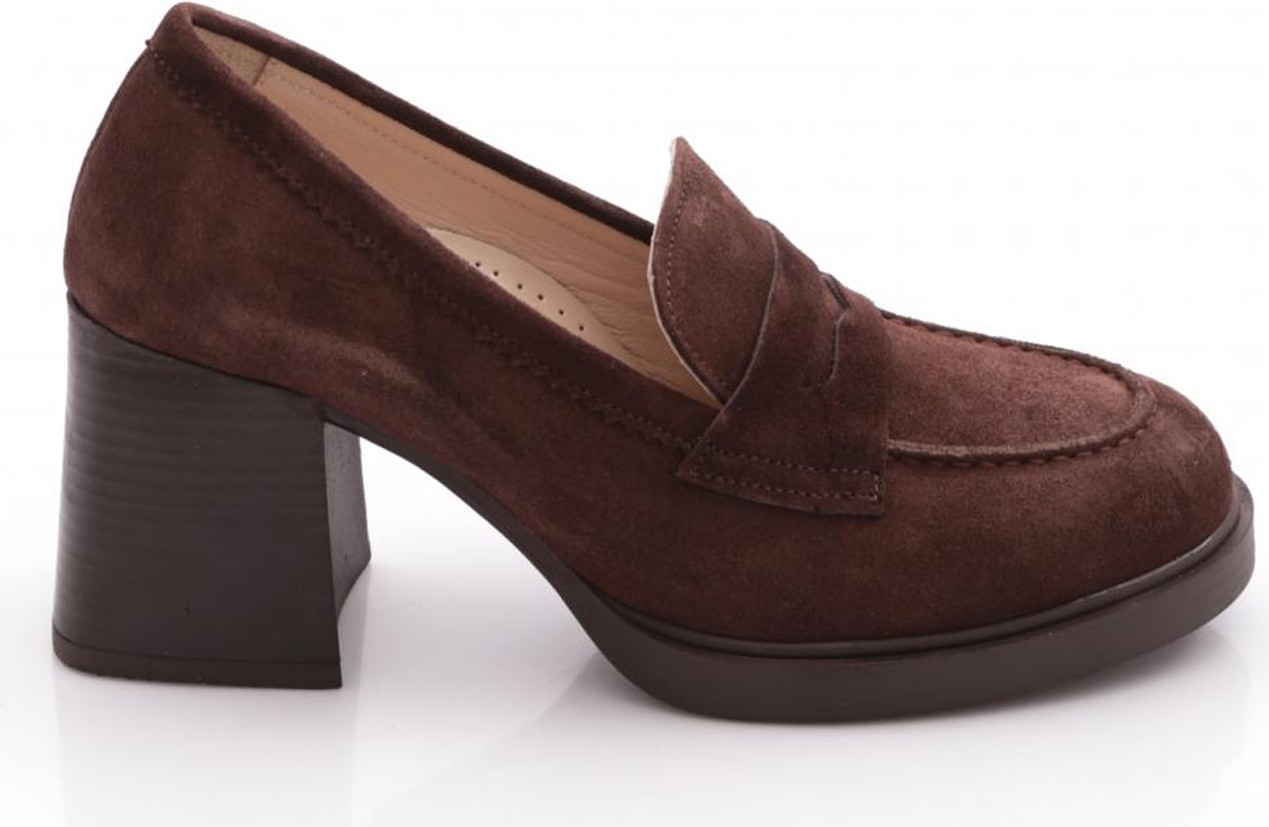 DGN 361 Kadın Topuklu Loafer Ayakkabı görsel 6