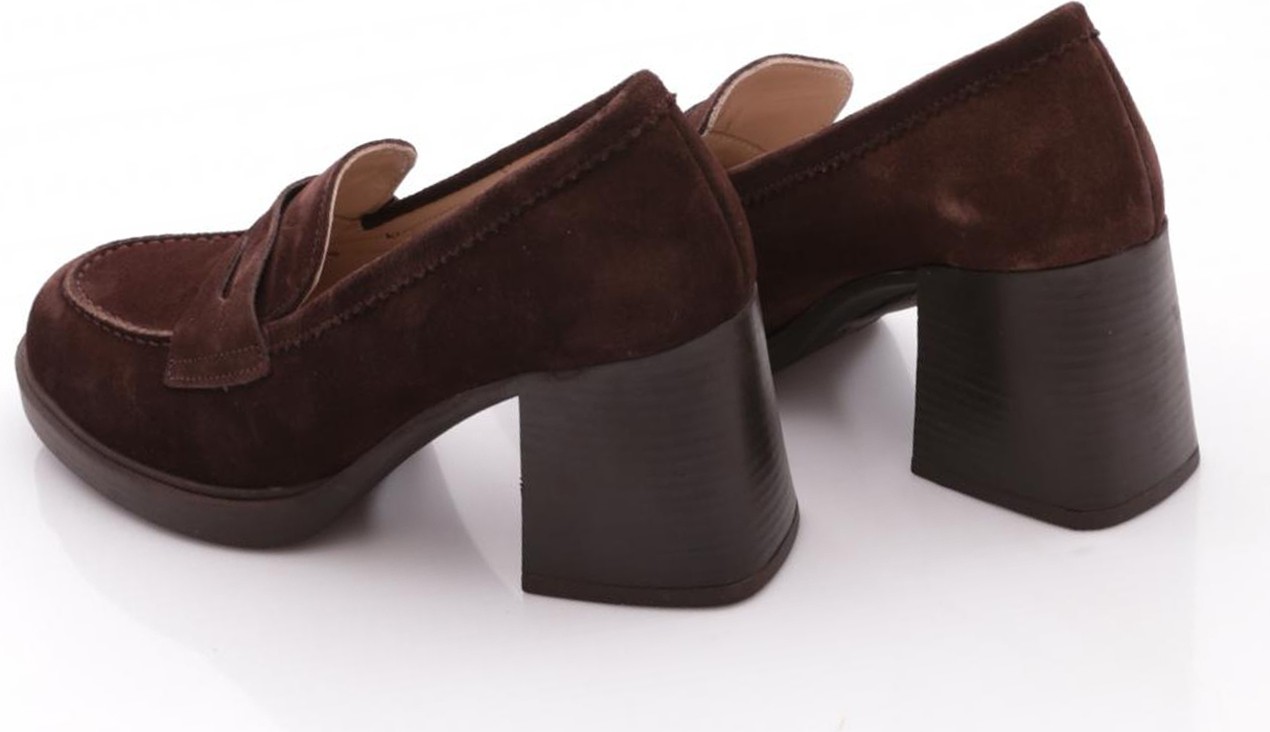 DGN 361 Kadın Topuklu Loafer Ayakkabı görsel 8