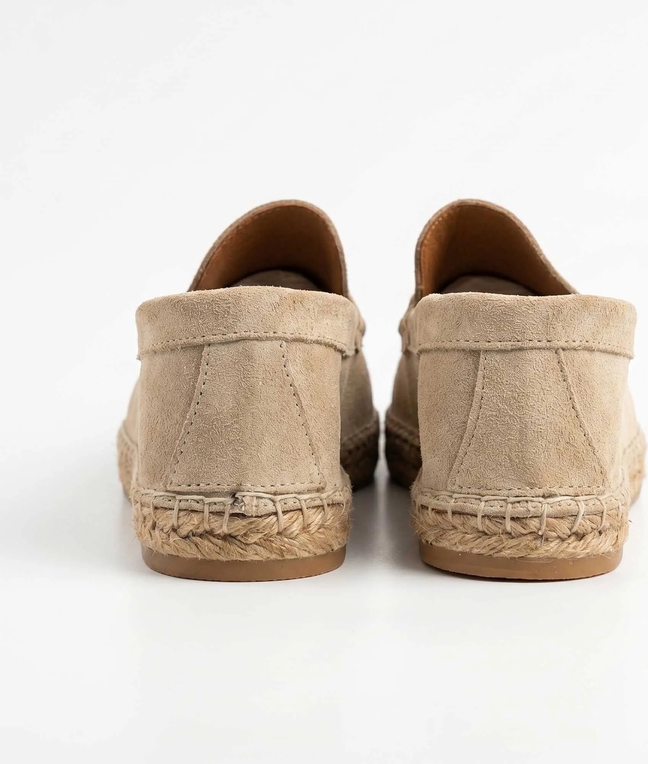 Siba Shoes Ruby Süet Deri Bej Kadın Espadril görsel 4
